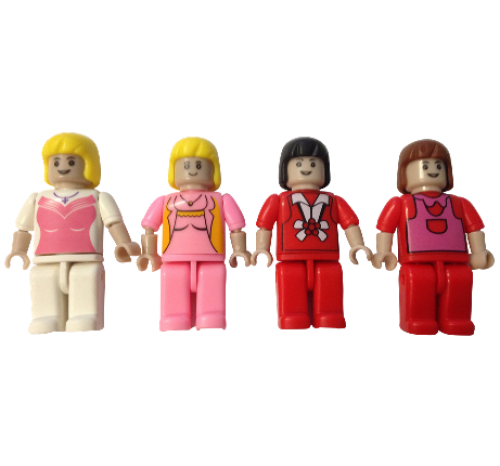 Girls Figs - 4 Pack